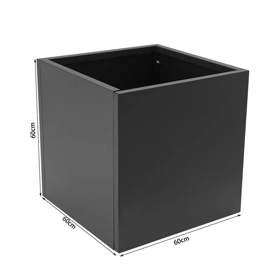 Jardinière acier laqué